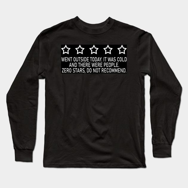 Zero Stars Long Sleeve T-Shirt by WFLAtheism